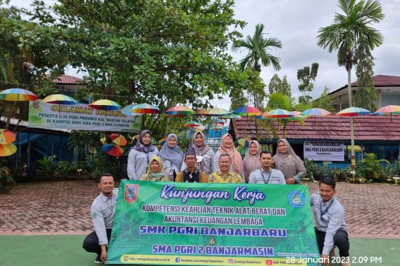 Kunjungan Kerja ke SMA PGRI 2 Banjarmasin
