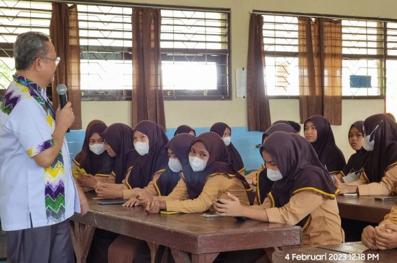 Sosialisasi PPDB Ke SMPN 1 Bati-Bati