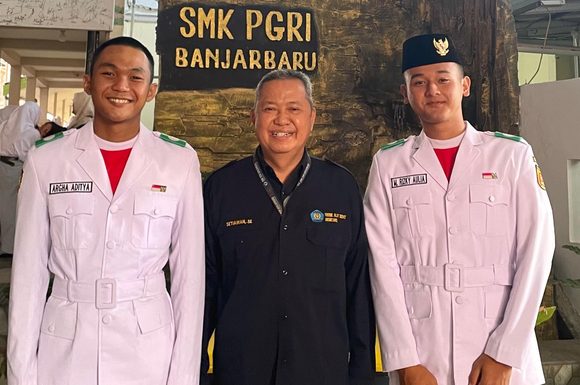 Bangga! Siswa SMK PGRI Banjarbaru Wakili Kota Banjarbaru di Paskibra 2026